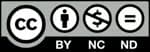 Creative Commons Non-Commercial No Derivatives Icon