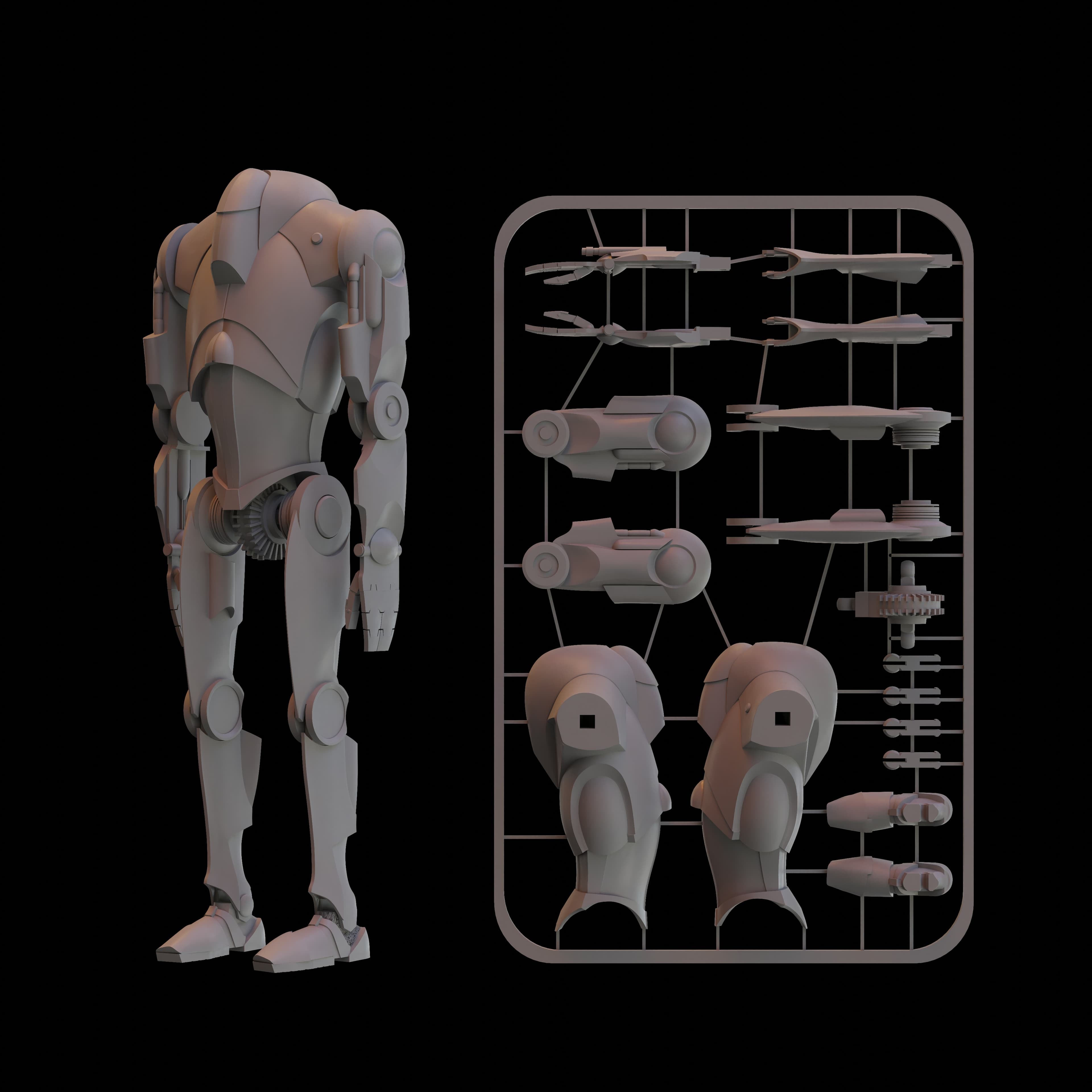 Super Battle Droid Kit Card